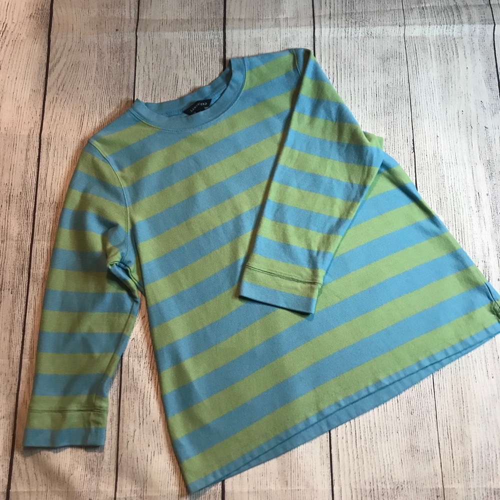 Land’s End Boys Stripped Shirt Size 14-16